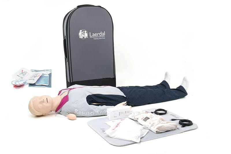 Resusci Anne QCPR AW Head Torso Rechargeable (miękka torba - mata)