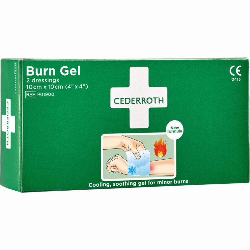 Żel na oparzenia Burn Gel Dressing, 2 kompresy 10x10 cm