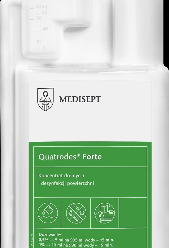 Medisept Quatrodes Forte 1L -  koncentrat do dezynfekcji powierzchni