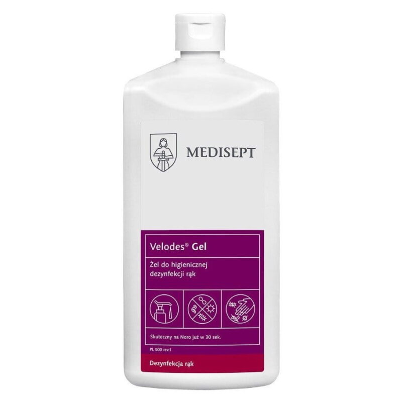 Medisept Velodes Gel 500ml -  żel do dezynfekcji rąk