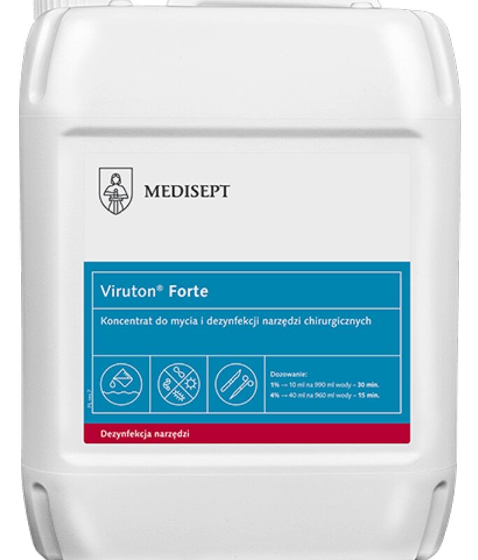 Medisept Viruton Forte 5L -  koncentrat do dezynfekcji narzędzi inwazyjnych
