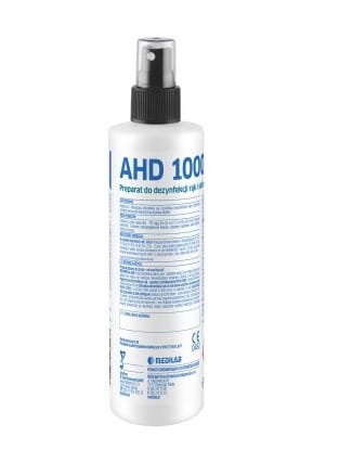 AHD 1000 - 250 ml preparat do dezynfekcji rąk i skóry. Zabija virusy i bakterie