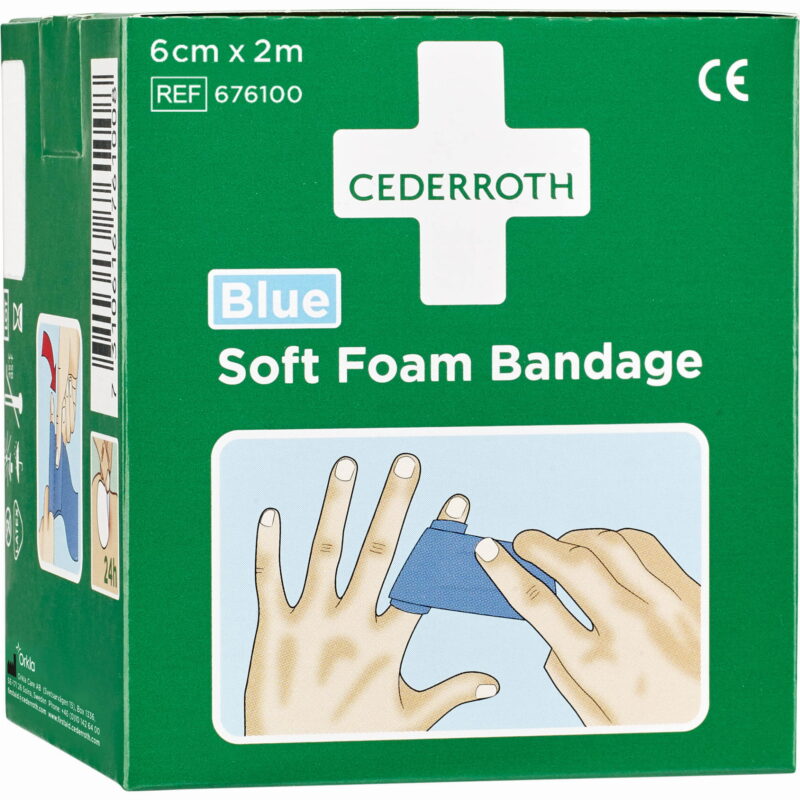Soft Foam Bandage Blue