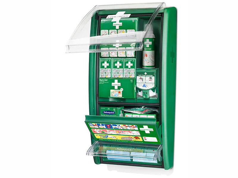 Apteczka ścienna Cederroth First Aid & Burn Station REF 51011003