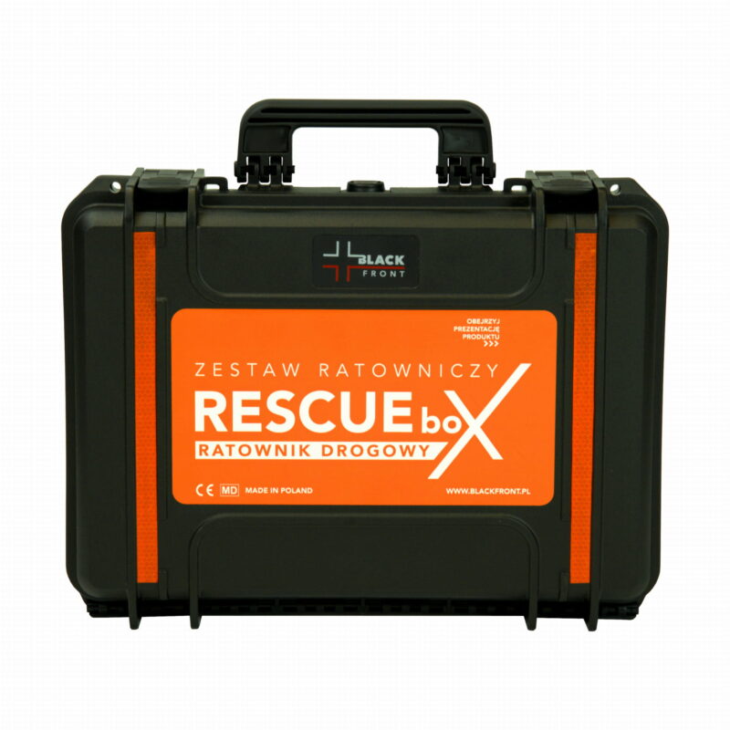 Walizkowy zestaw ratowniczy RESCUEbox – RATOWNIK DROGOWY