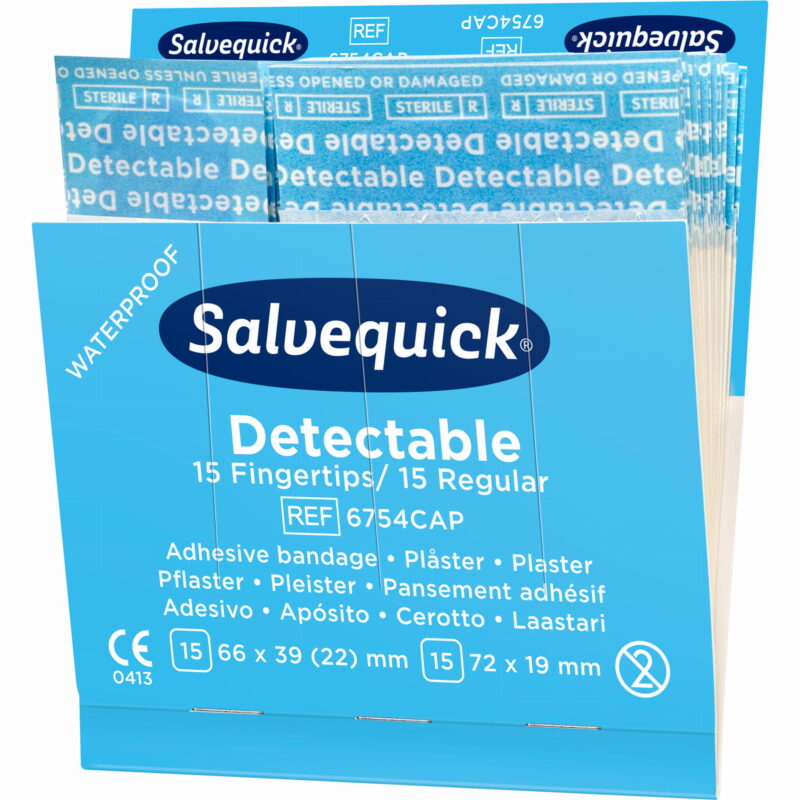 Plaster na opuszki palców (zwykły)/Blue Detectable Salvequick