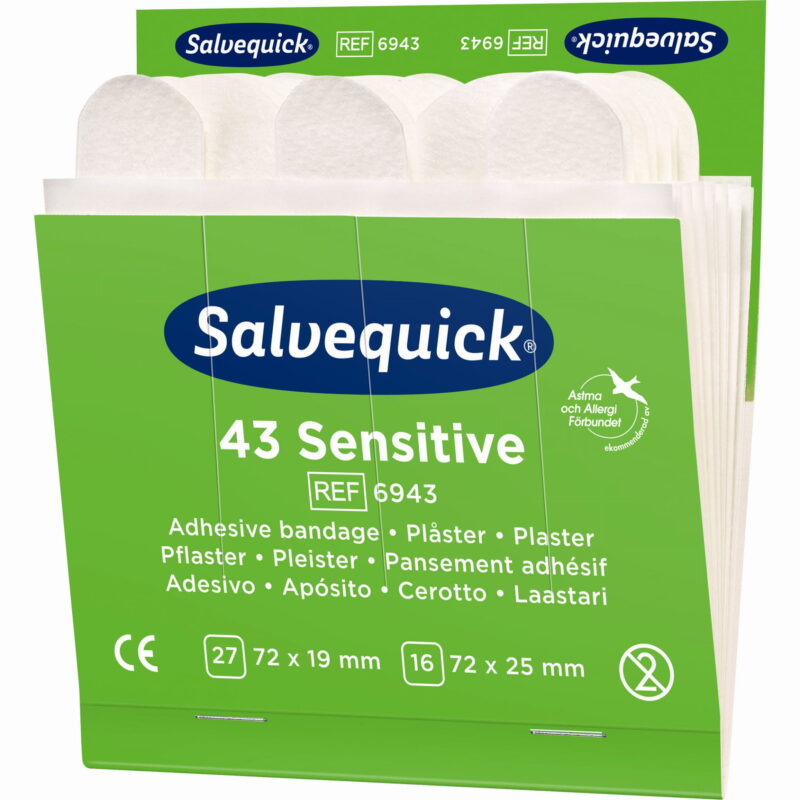 Salvequick Sensitive Plaster z włókniny