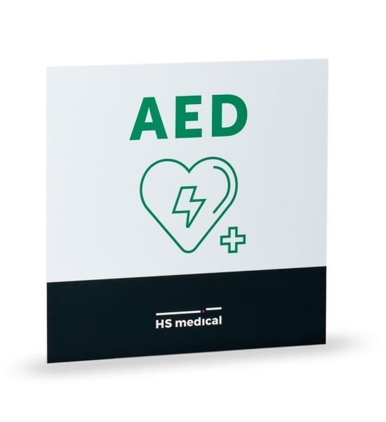 Tablica informacyjna AED Mała