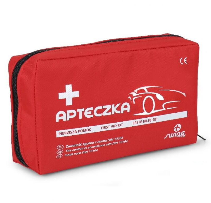 Apteczka Samochodowa w opakowaniu z tkaniny wodoodpornej