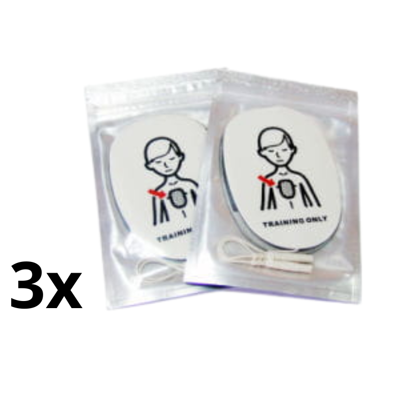 Elektrody pediatryczne do AED treningowego XFT120-c+ i 112p zestaw trzech par